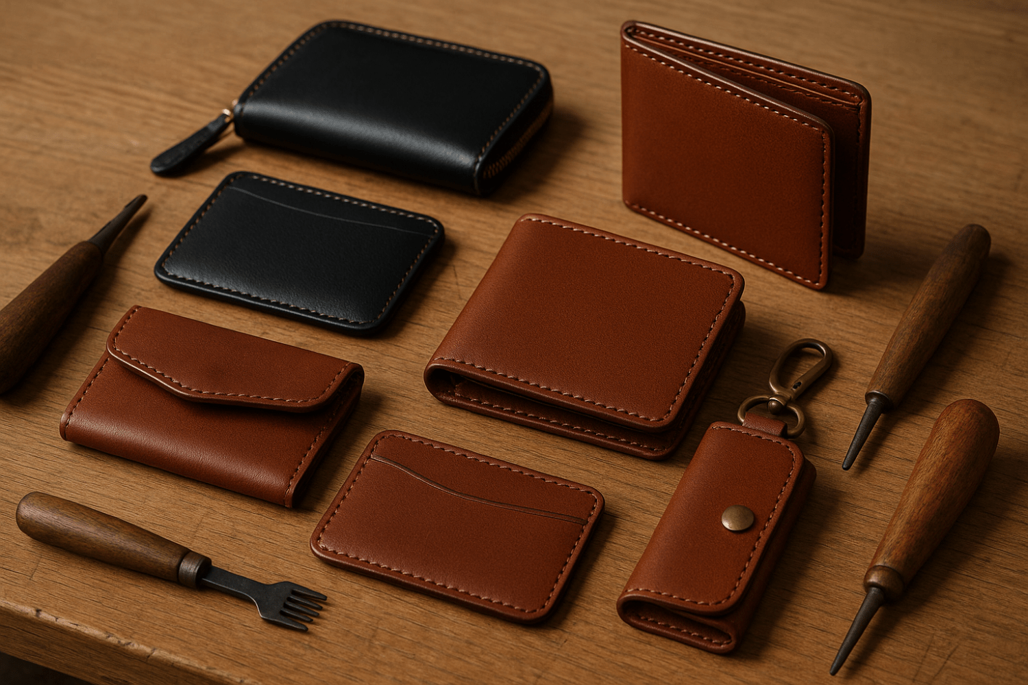職人気質の革小物